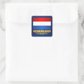 shirten "Nederland Pride" Vierkante Sticker (Tas)