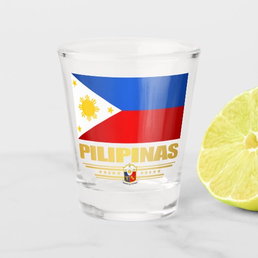 shirten "Philippine Pride" Shot Glas (Voorkant)