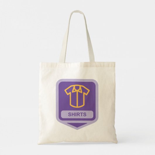 Shirten Pictogram Canvas tas (Achterkant)