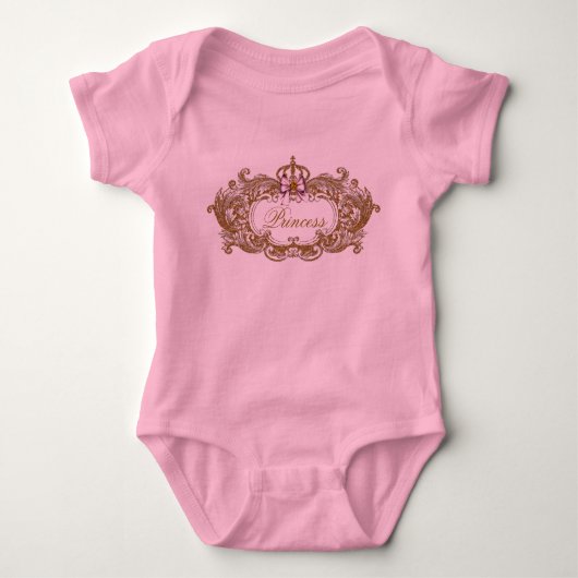 Shirten Prinses Verjaardag Tutu Romper (Voorkant)