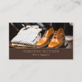 Shirten, schoenen, kleding voor Mannen Visitekaartje (Voorkant)