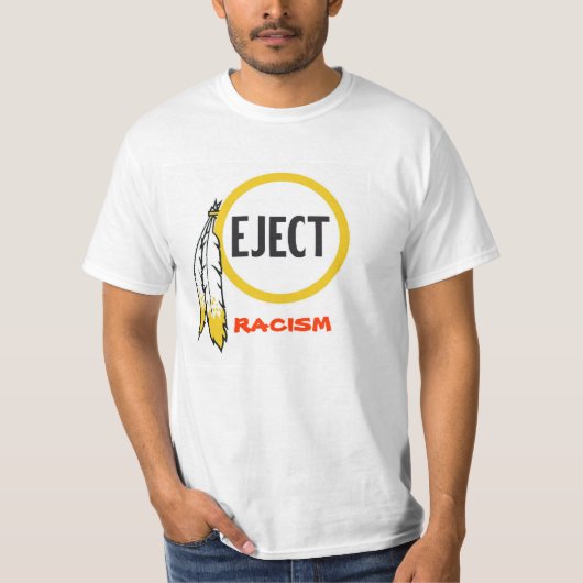 Shirten tegen racisme uitwerpen t-shirt (Voorkant)