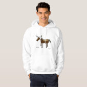 Shirten van abstracte paarden hoodie (Voorkant volledig)