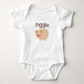 Shirten van Baby van varkens Romper (Voorkant)