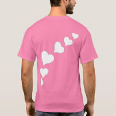 Shirten van de Aangepaste liefdesspieren van manne T-shirt (Achterkant)
