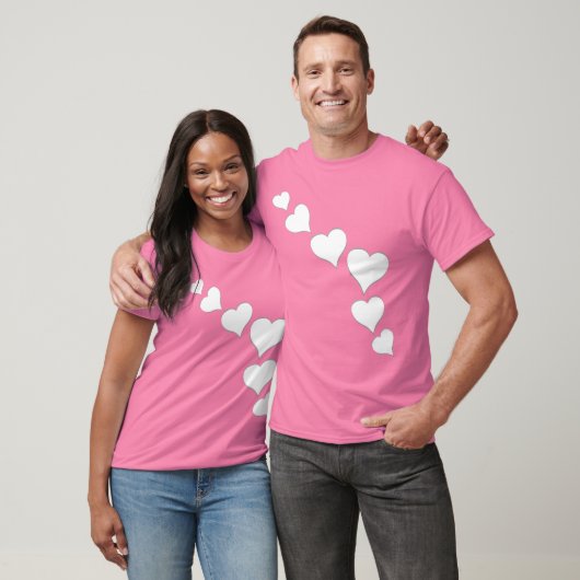Shirten van de Aangepaste liefdesspieren van manne T-shirt (Unisex)