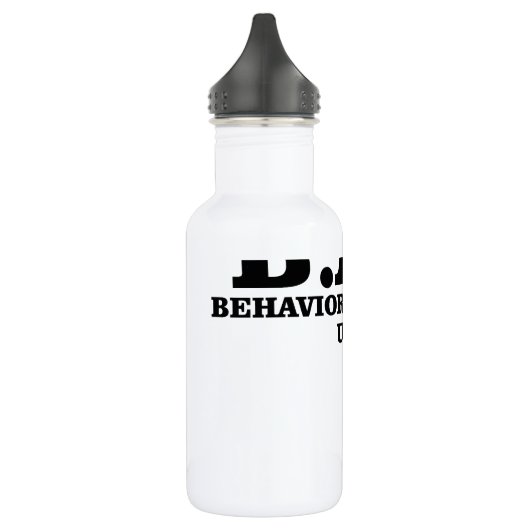 Shirten van de eenheid Misdaad Minds BAU Behaviora Waterfles (Links)