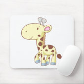 Shirten van de Giraffe van de Cartoon Muismat (Met muis)