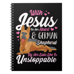 Shirten van de herder voor vrouwen met Jezus in ha Notitieboek