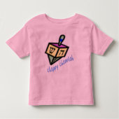 Shirten van de Kinderen van Chappy Chanukah Kinder Shirts (Voorkant)