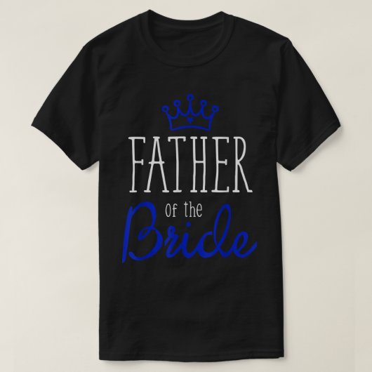 Shirten van de Mannen bruidegom Vader van de bruid T-shirt (Design voorkant)
