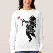 Shirten van de valentijnse Sweatshirts Lady's Cupi Trui (Voorkant)
