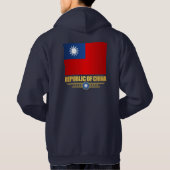 Shirten van de vlag van Taiwan (Volksrepubliek Chi Hoodie (Achterkant)