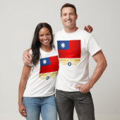 Shirten van de vlag van Taiwan (Volksrepubliek Chi T-shirt (Unisex)