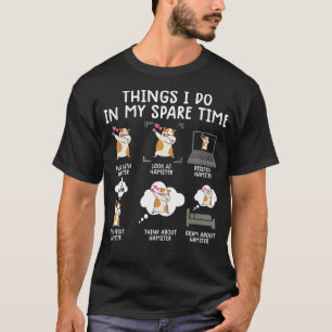 shirten van een grappige hamster voor vrouwen hame t-shirt
