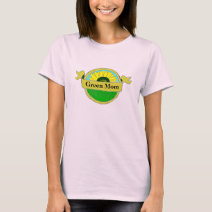 Shirten van groene mam t-shirt
