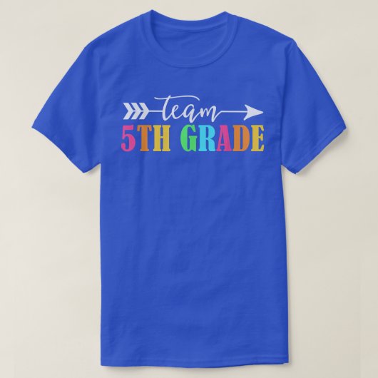 shirten van het 5e graad lerarenteam t-shirt (Design voorkant)