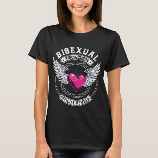 Shirten van het Bisexual Love Army T-shirt (Voorkant)