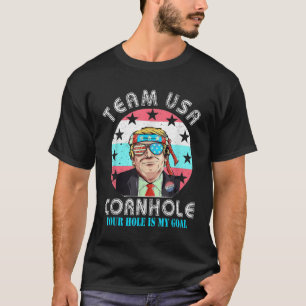 SHIRTEN van het Cornhole-Shirt Team van de Verenig T-shirt