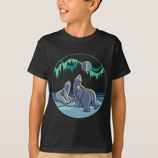 Shirten van het Kind van Arctic Art Kind T-shirt p (Voorkant)