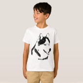 Shirten van Husky Kind Sled Dog Kind Husky Sweatsh T-shirt (Voorkant volledig)