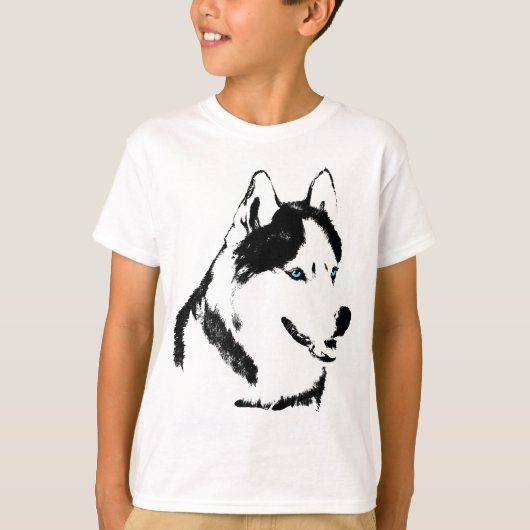 Shirten van Husky Kind Sled Dog Kind Husky Sweatsh T-shirt (Voorkant)