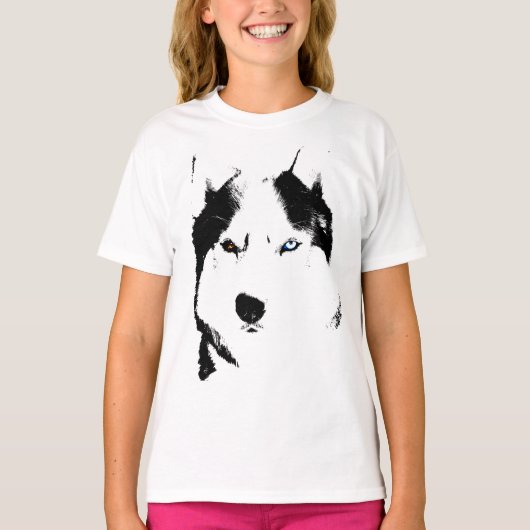 Shirten van Husky Kind Sled Dog Kind Husky Sweatsh T-shirt (Voorkant)