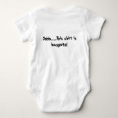 Shirten van Incognito Mustache & Glasses Romper (Achterkant)