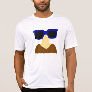 Shirten van Incognito Mustache & Glasses T-shirt