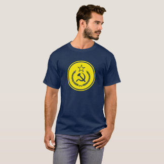 Shirten van Mannen van Hammer en Sickle Badge T-shirt