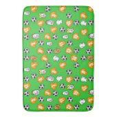 shirten van Oranje of oud football Badmat (Voorkant Verticaal)