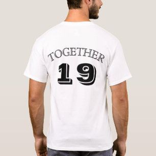 Shirten van paren; SAMEN SINDS... (shirt 1 van 2) T-shirt