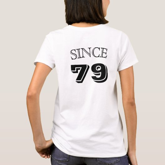 Shirten van paren; SAMEN SINDS... (shirt 2 van 2) T-shirt (Achterkant)