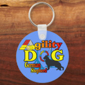 Shirten van Shepherd Agility Gifts Sleutelhanger (Voorkant)