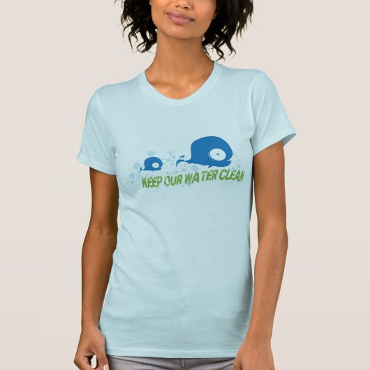 Shirten van walvisbiologisch bedrijf T T-shirt (Voorkant)