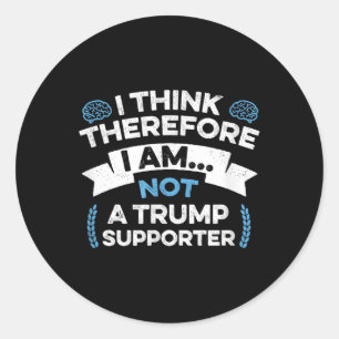 Shirten & versterkers tegen Trump 2020; geschenken Ronde Sticker