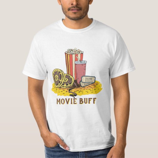 Shirten voor aangepaste tekstfilms t-shirt (Voorkant)