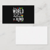 Shirten voor autisme - Wees bewuster van autisme Visitekaartje (Voorkant / Achterkant)