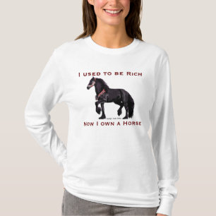 Shirten voor de Humor van Friesian Horse T-shirt