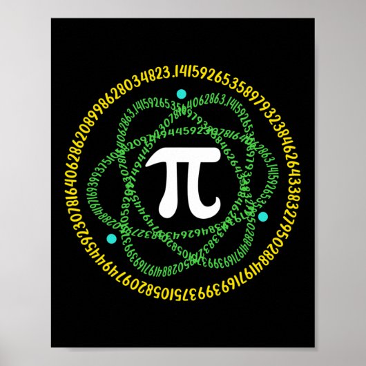 Shirten voor docenten Wiskunde Poster (Voorkant)
