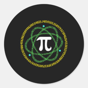 Shirten voor docenten Wiskunde Ronde Sticker