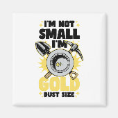 Shirten voor gouden panning | Goudwinningsgoudgesc Magneet (Voorkant)