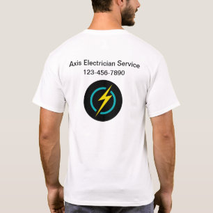 Shirten voor het werk van de elektriciens t-shirt