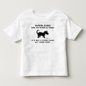 Shirten voor hulpzwarte honden kinder shirts (Voorkant)