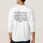 Shirten voor hulpzwarte honden trui (Achterkant)