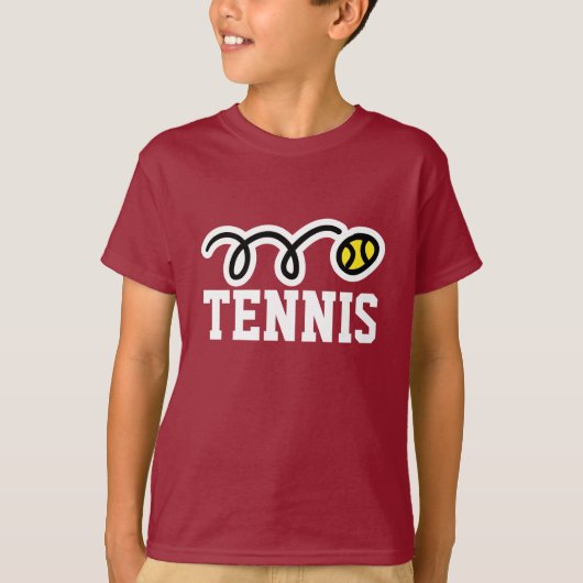 Shirten voor jeugdtennis | sportkleding voor kinde t-shirt (Voorkant)