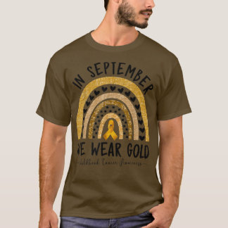 Shirten voor kinderkanker in september t-shirt
