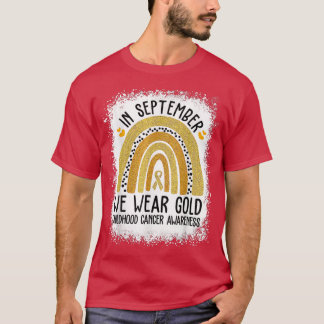 Shirten voor kinderkanker in september t-shirt