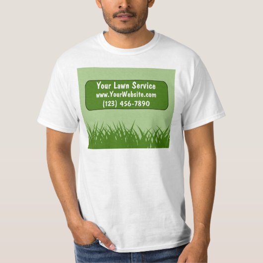 Shirten voor Lawn Service Work T-shirt (Voorkant)
