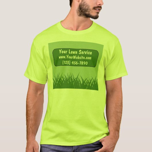 Shirten voor Lawn Service Work T-shirt (Voorkant)